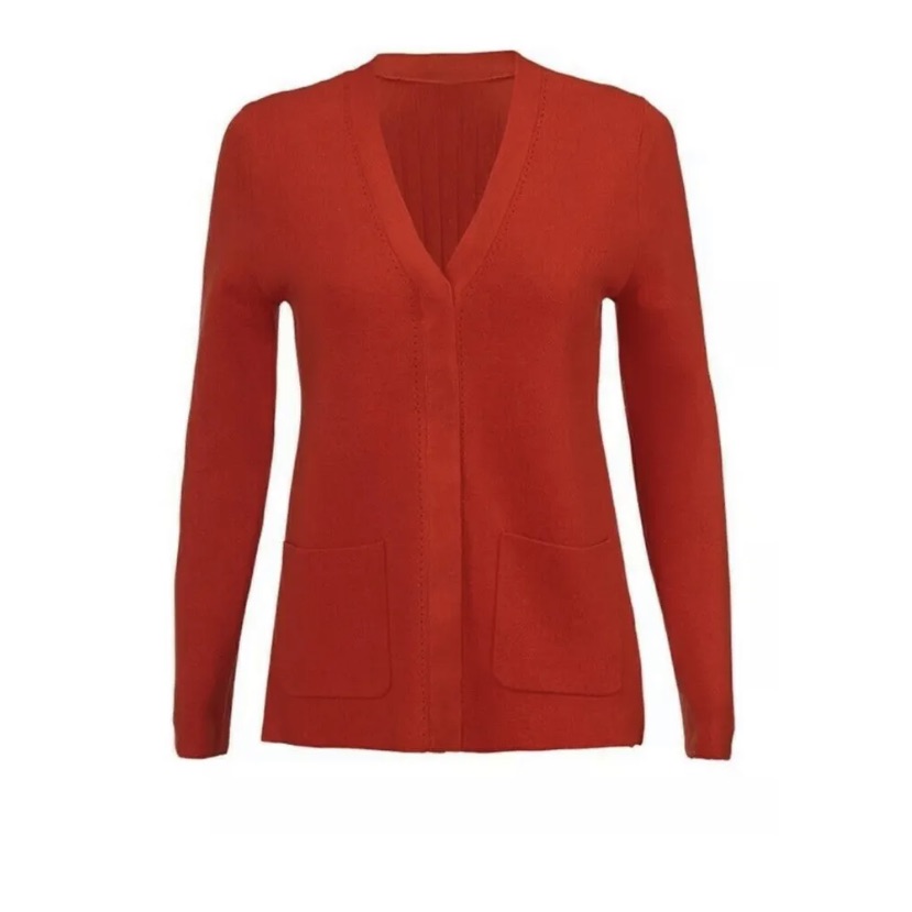 Cabi Nwot Passage Cardigan, Molton Lava, Medium, Fall 2020